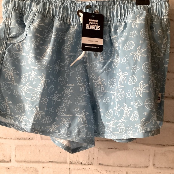 BONDI BEAMERS Women’s Print Swim Shorts - Picture 4 of 5